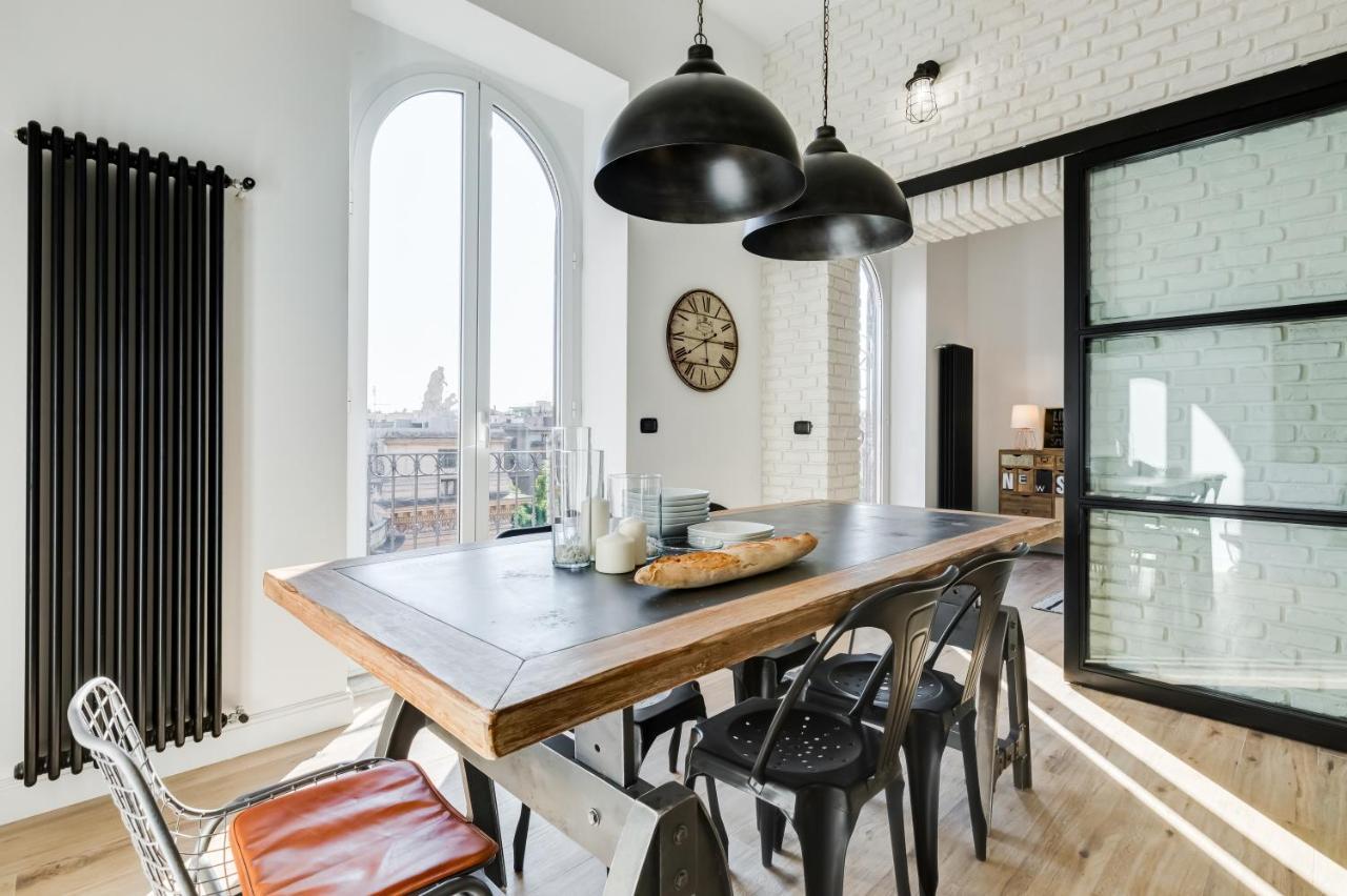 Bmga L Glam Industrial 3-Bed Apartment In Termini Roma Dış mekan fotoğraf